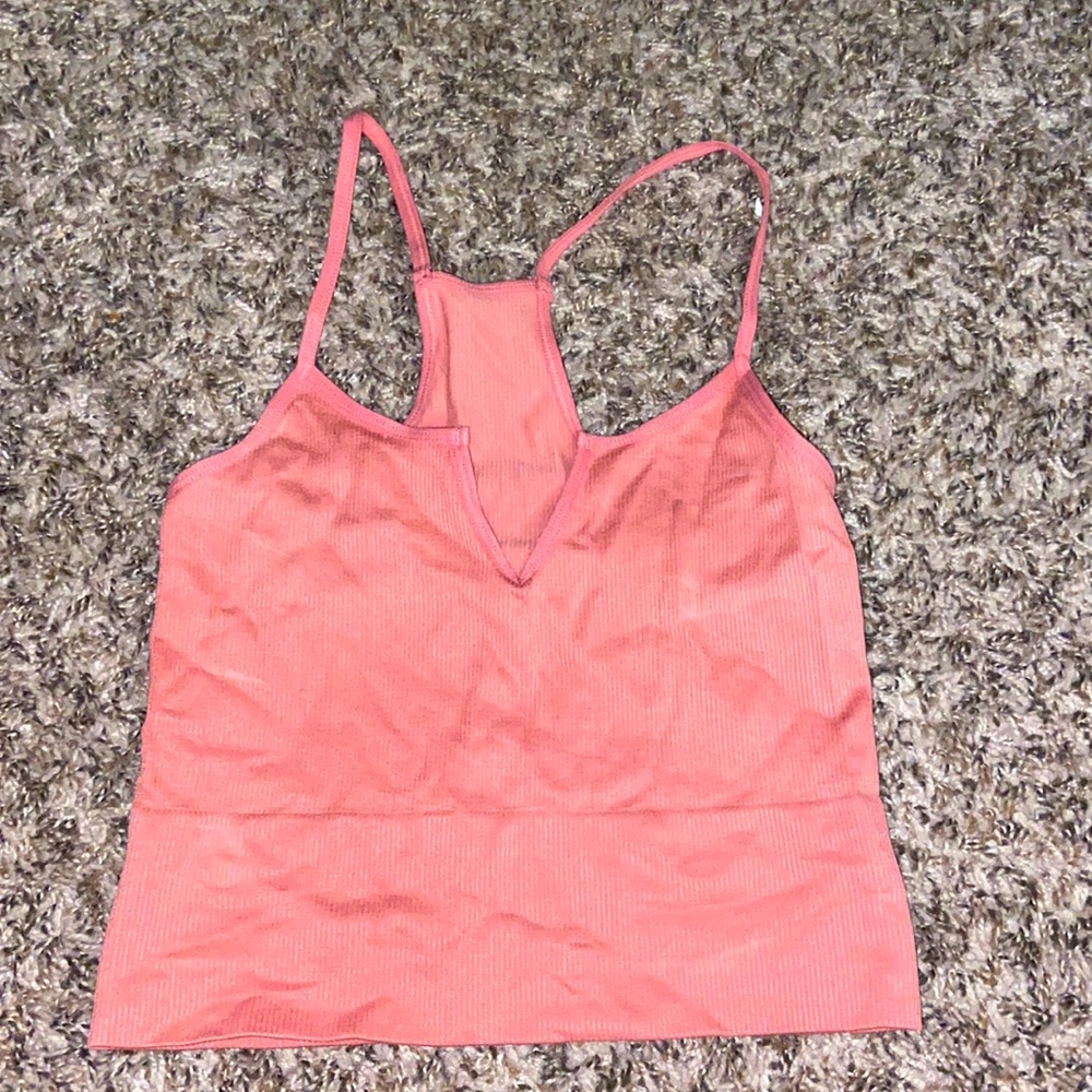 Pink crop top